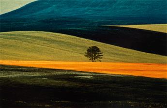 FRANCO FONTANA (1933- ) Group of 11 striking color field landscape abstractions.